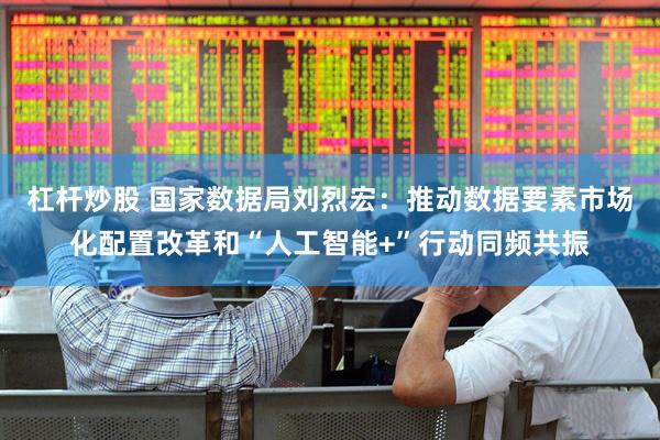 杠杆炒股 国家数据局刘烈宏：推动数据要素市场化配置改革和“人工智能+”行动同频共振