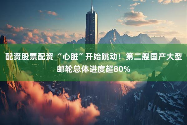 配资股票配资 “心脏”开始跳动！第二艘国产大型邮轮总体进度超80%
